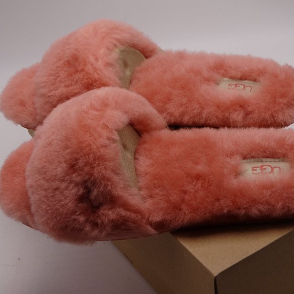 UGG FLUFF SLIDE WOMENS SIZE 8 New In Box Color-Clay - Picture 4 of 5